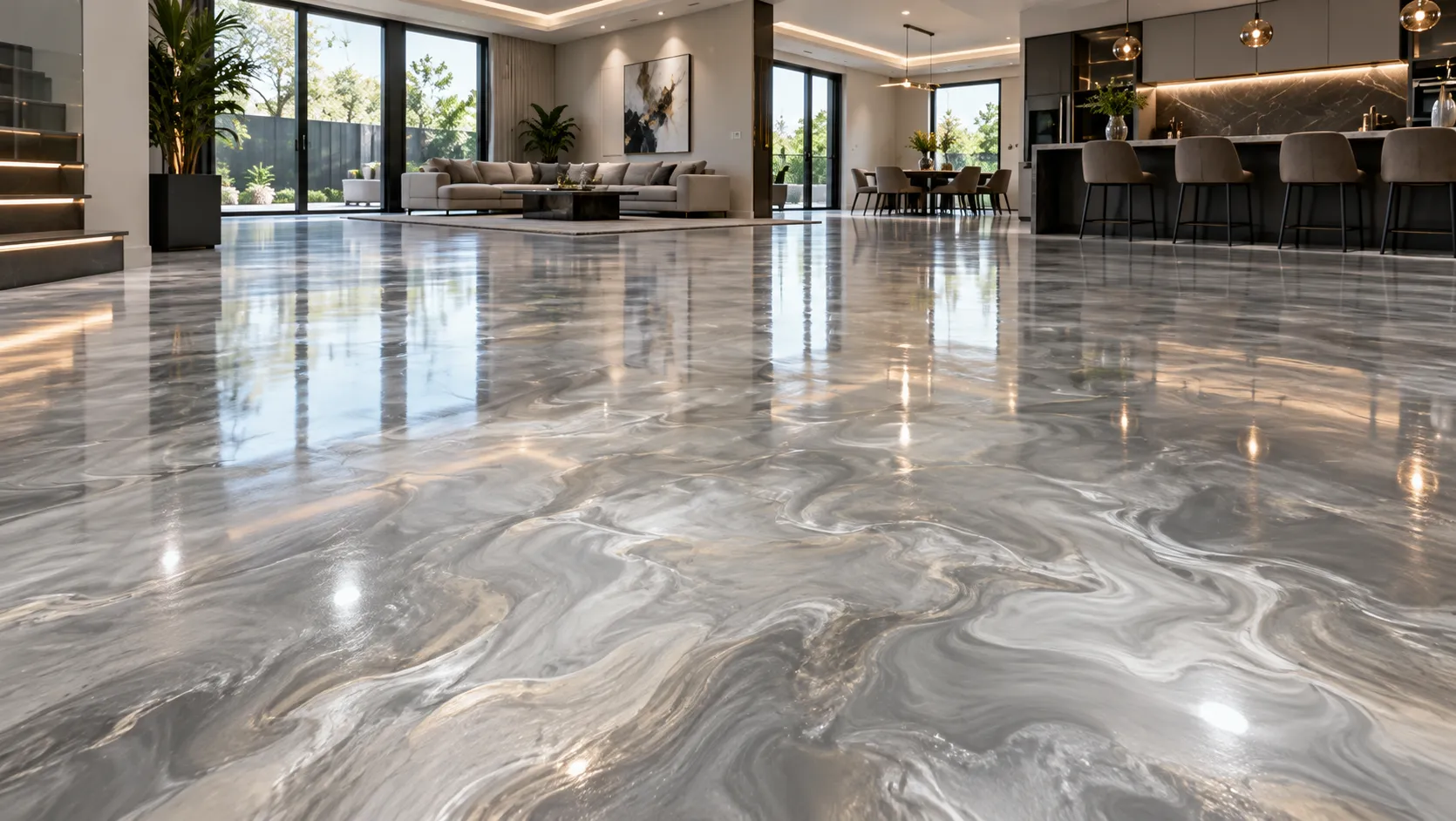 Before resin stone installation